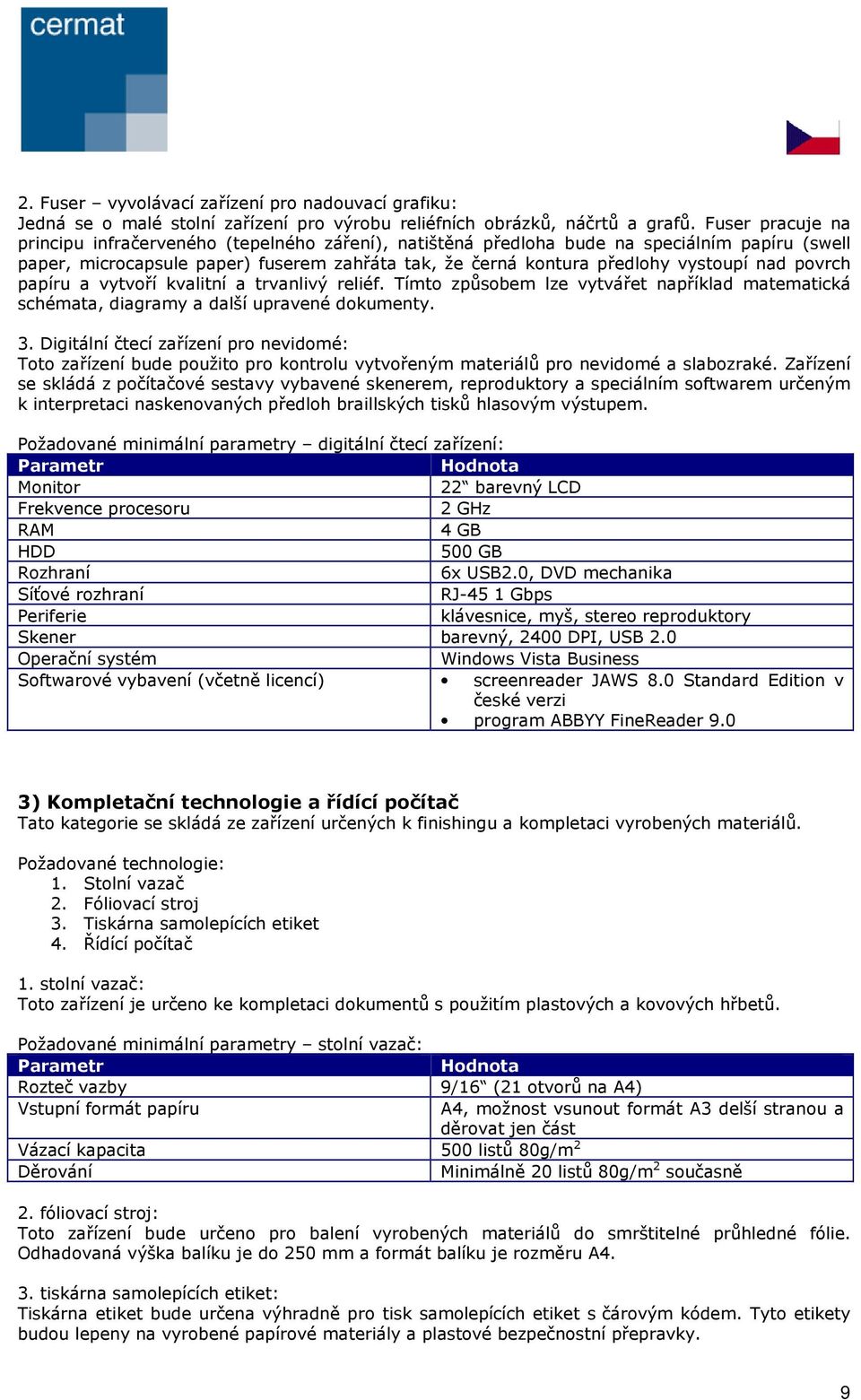 povrch papíru a vytvoří kvalitní a trvanlivý reliéf. Tímto způsobem lze vytvářet například matematická schémata, diagramy a další upravené dokumenty. 3.