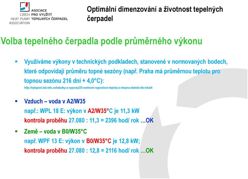 cz/tabulky-a-vypocty/25-venkovni-vypoctove-teploty-a-otopna-obdobi-dle-lokalit Vzduch voda v A2/W35 např.