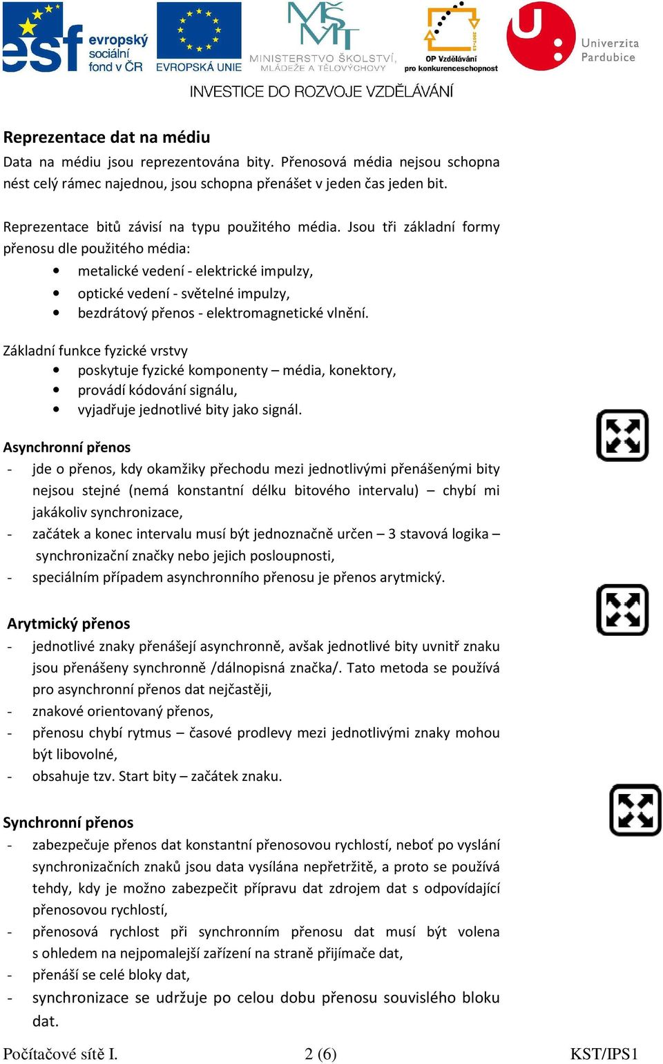 Jsou tři základní formy přenosu dle použitého média: metalické vedení - elektrické impulzy, optické vedení - světelné impulzy, bezdrátový přenos - elektromagnetické vlnění.