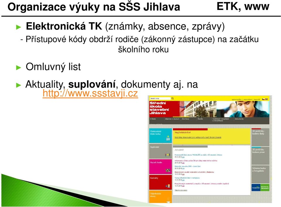 (zákonný zástupce) na začátku školního roku Omluvný list