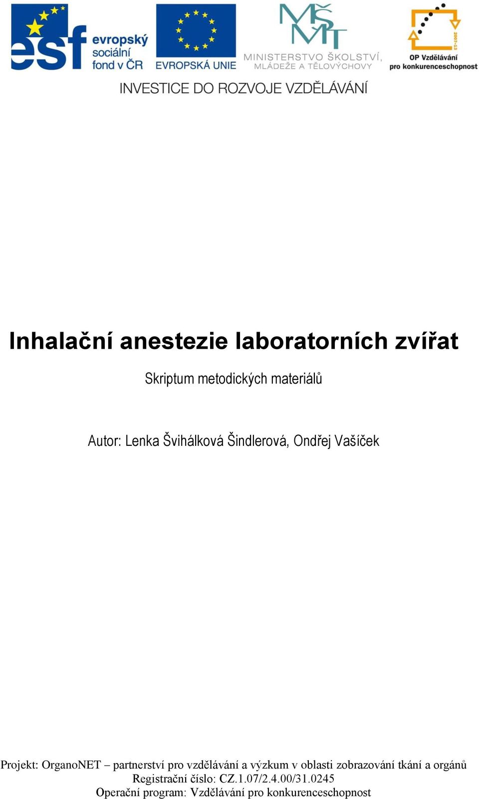 Inhalační anestezie laboratorních zvířat - PDF Free Download