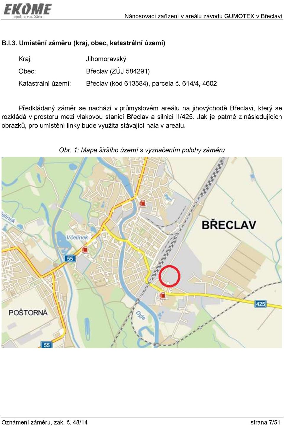 613584), parcela č.