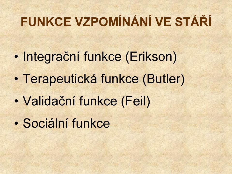 Terapeutická funkce (Butler)