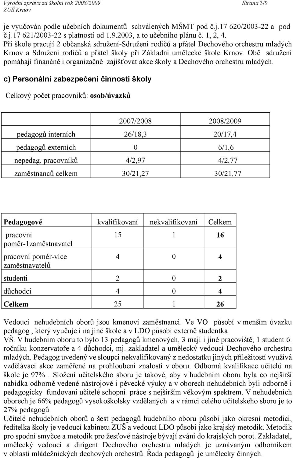 Obě sdružení pomáhají finančně i organizačně zajišťovat akce školy a Dechového orchestru mladých.