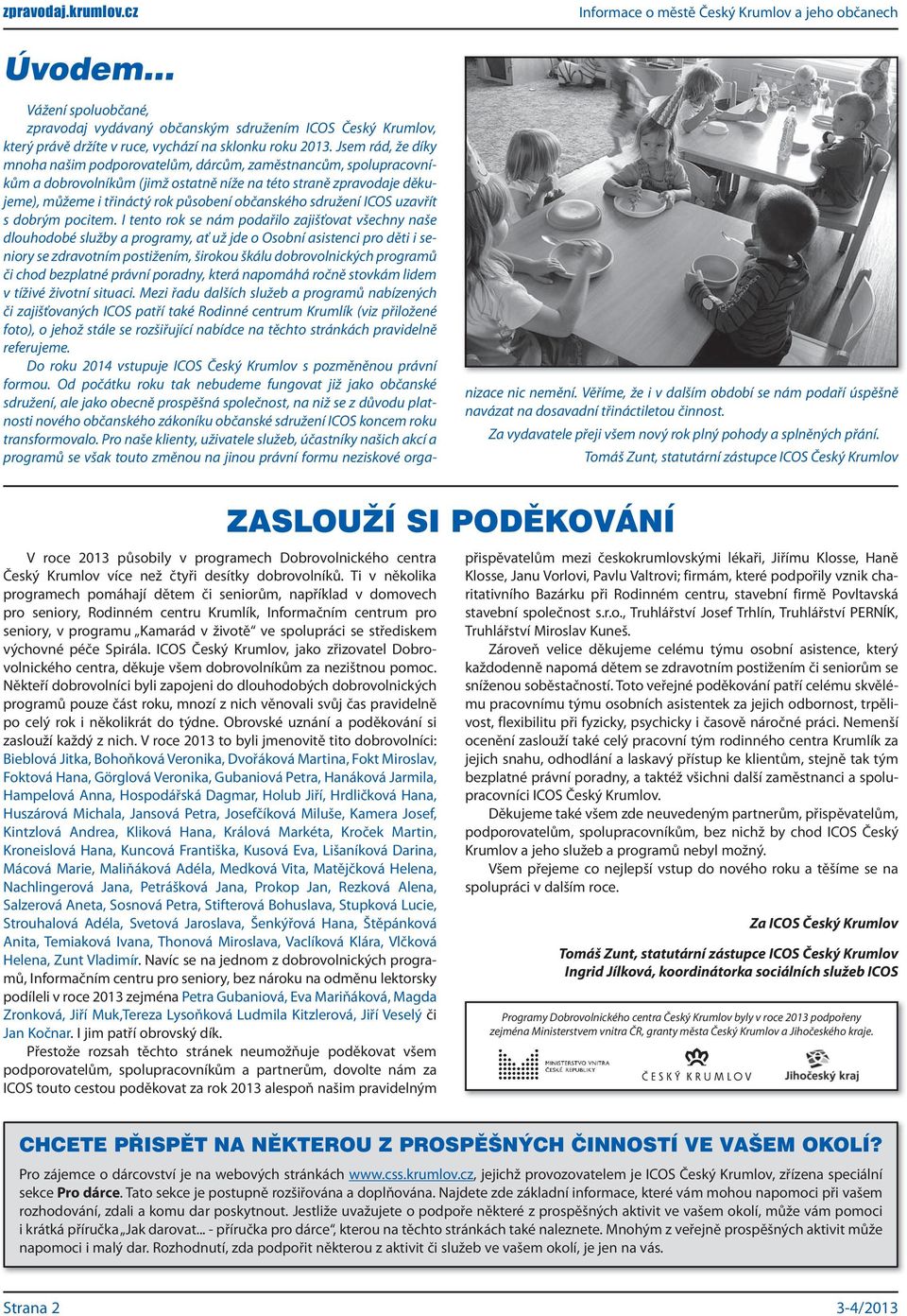 sdružení ICOS uzavřít s dobrým pocitem.