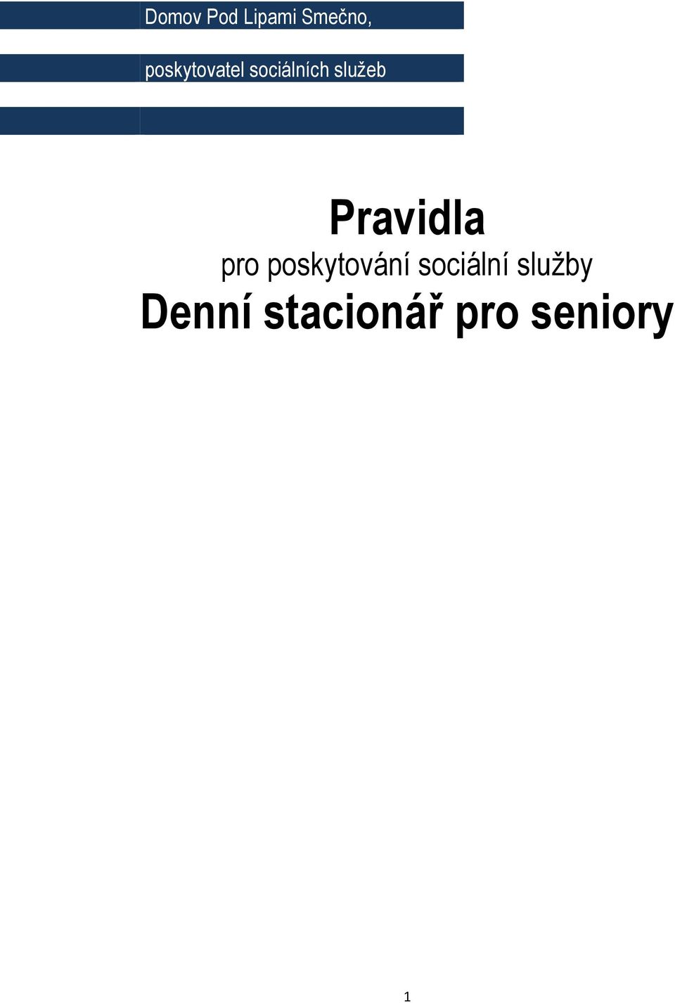 Pravidla pro poskytování