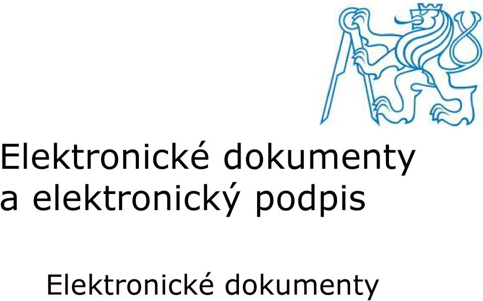 elektronický