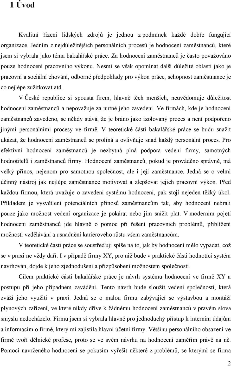 Za hodnocení zaměstnanců je často považováno pouze hodnocení pracovního výkonu.