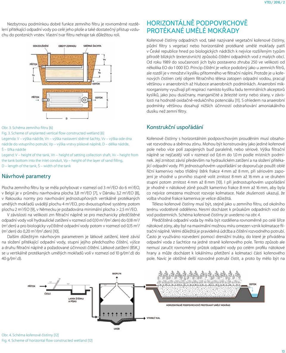 HORIZONTÁLNĚ PODPOVRCHOVĚ PROTÉKANÉ UMĚLÉ MOKŘADY Kořenové čistírny odpadních vod, také nazývané vegetační kořenové čistírny, půdní filtry s vegetací nebo horizontálně protékané umělé mokřady patří v