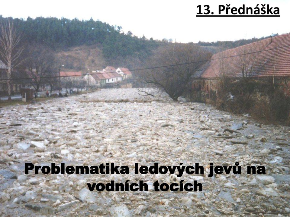 ledových jevů