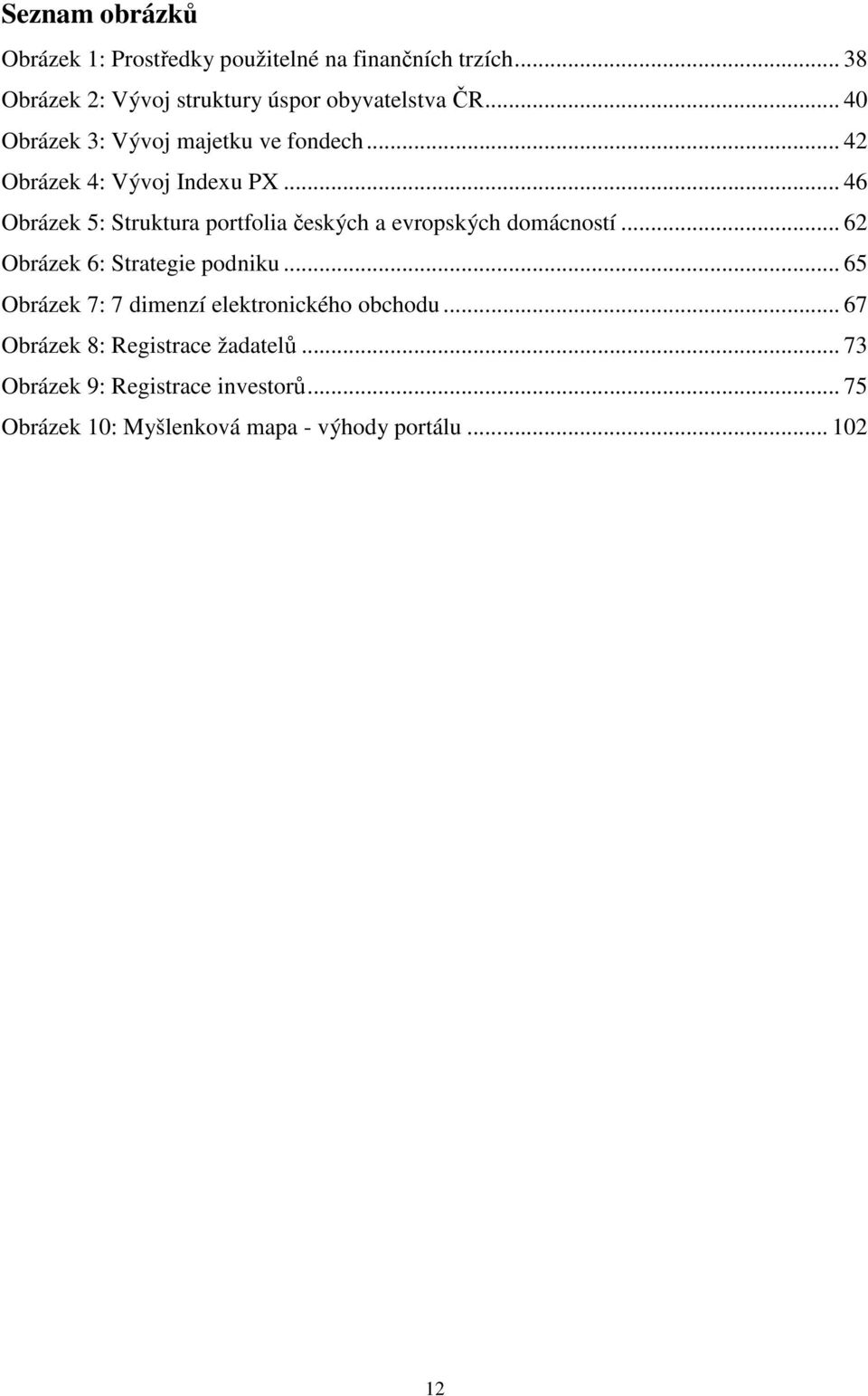 .. 46 Obrázek 5: Struktura portfolia českých a evropských domácností... 62 Obrázek 6: Strategie podniku.