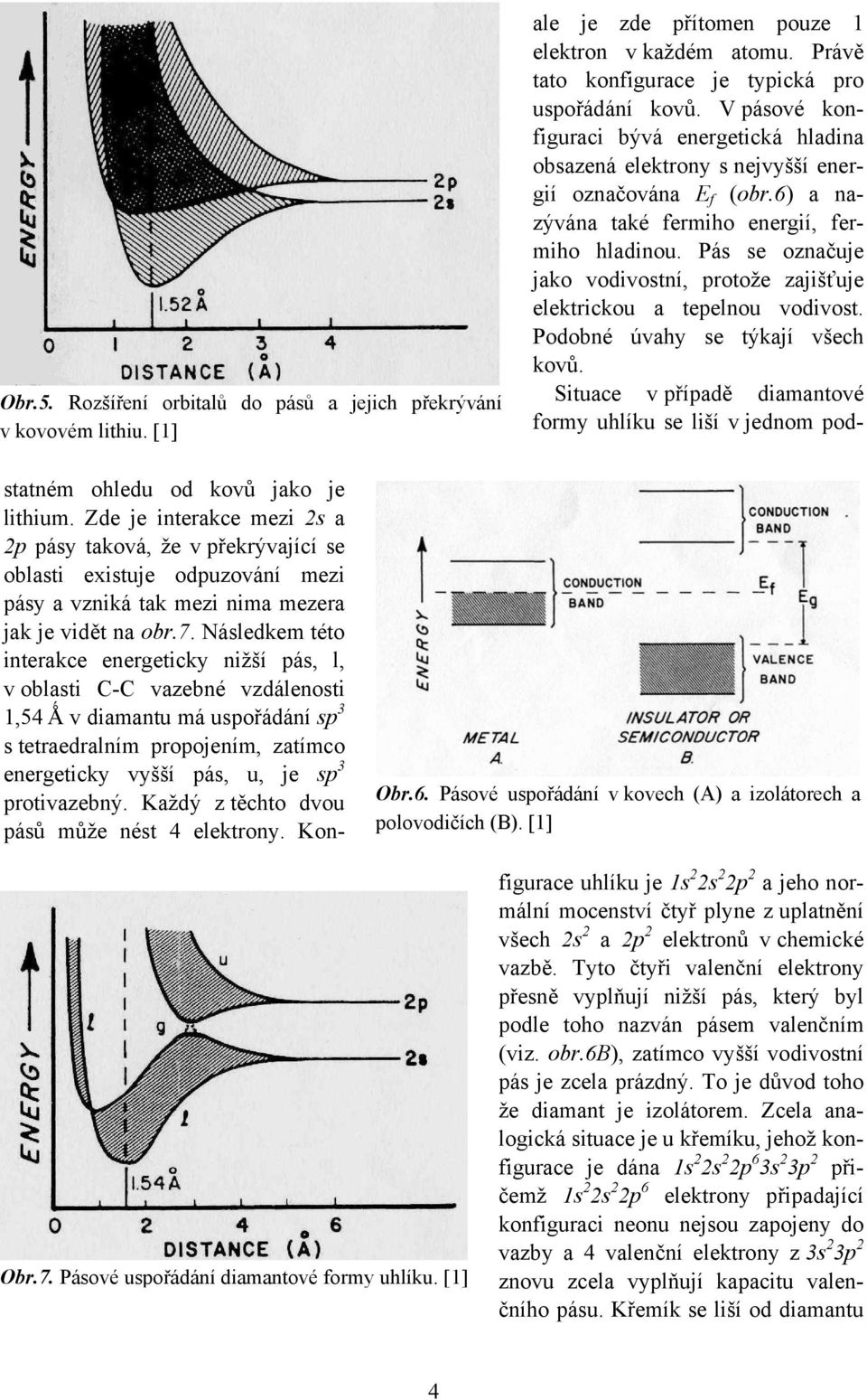 Pás se označuje jako vodivostní, protože zajišťuje elektrickou a tepelnou vodivost. Podobné úvahy se týkají všech kovů.