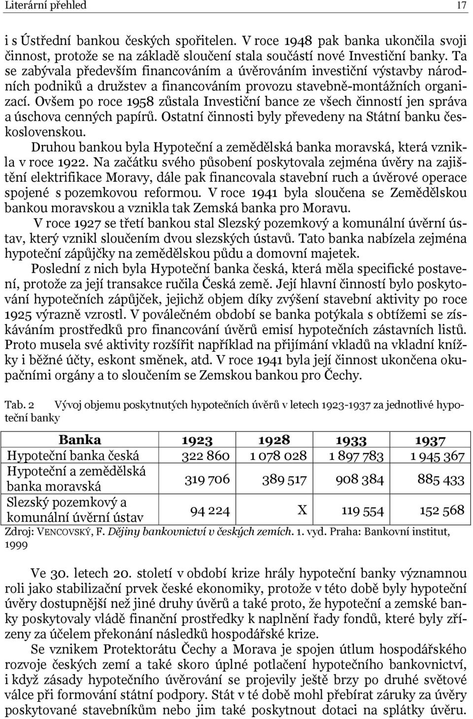 Ovšem po roce 1958 zůstala Investiční bance ze všech činností jen správa a úschova cenných papírů. Ostatní činnosti byly převedeny na Státní banku československou.