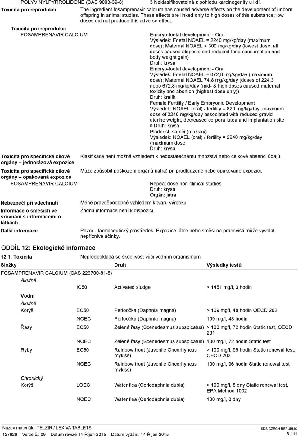 These effects are linked only to high doses of this substance; low doses did not produce this adverse effect.