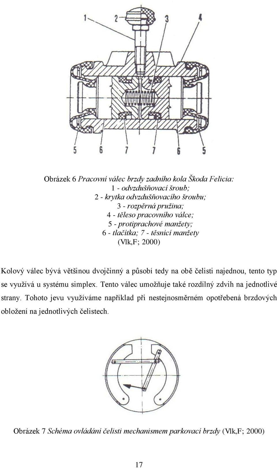 čelisti najednou, tento typ se vyuţívá u systému simplex. Tento válec umoţňuje také rozdílný zdvih na jednotlivé strany.