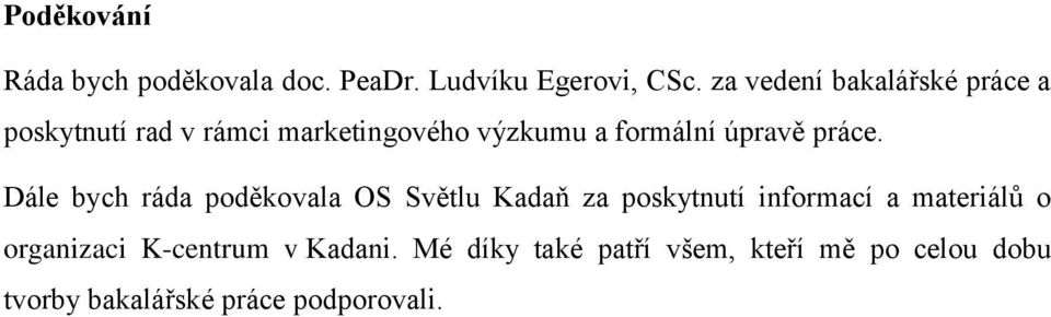 úpravě práce.