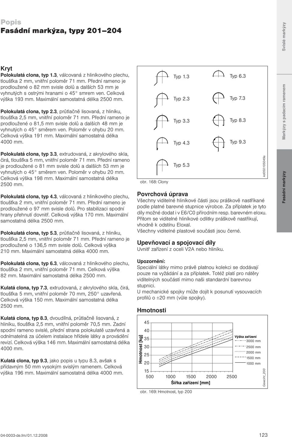 3, průtlačně lisovaná, z hliníku, tloušťka 2,5 mm, vnitřní poloměr 71 mm. Přední rameno je prodloužené o 81,5 mm svisle dolů a dalších 48 mm je vyhnutých o 45 směrem ven. Poloměr v ohybu 20 mm.