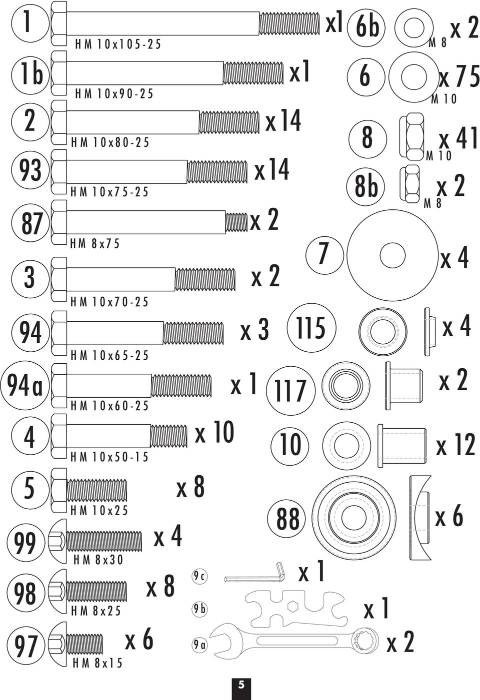 10x0- x1 11 7 x 4 HM 10x0-1 x10 10 x1 x8 HM 10x 88 x 99 x4 HM