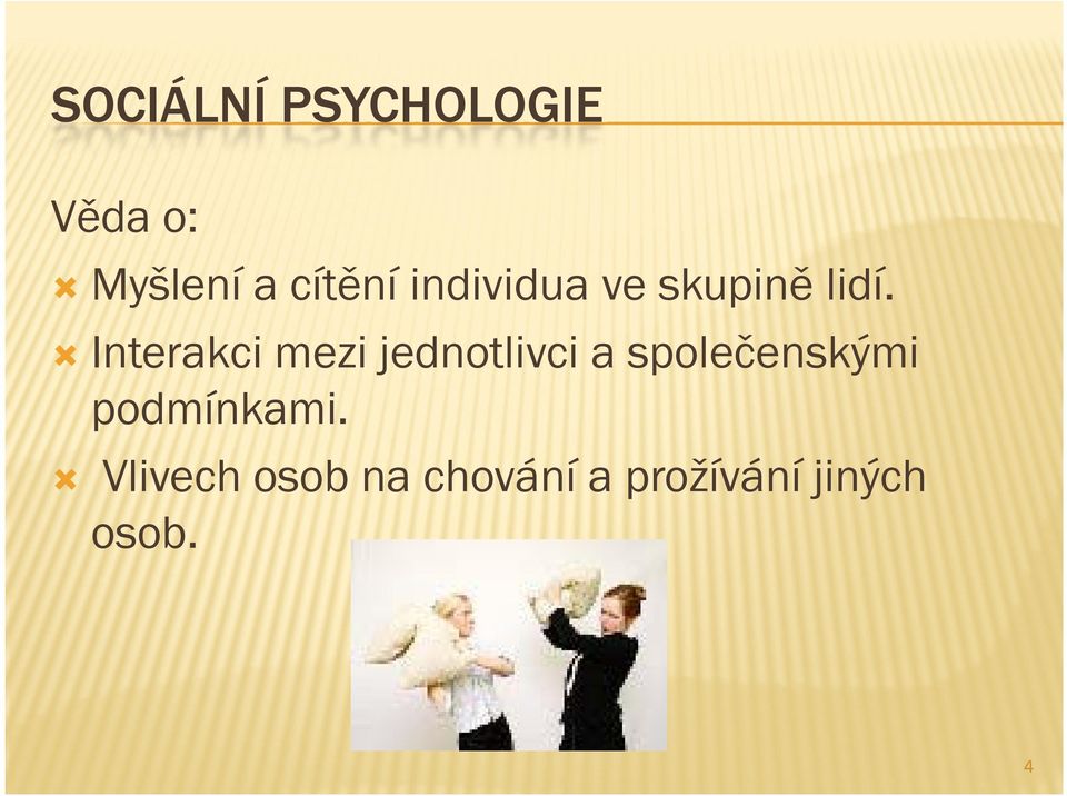 Interakci mezi jednotlivci a společenskými