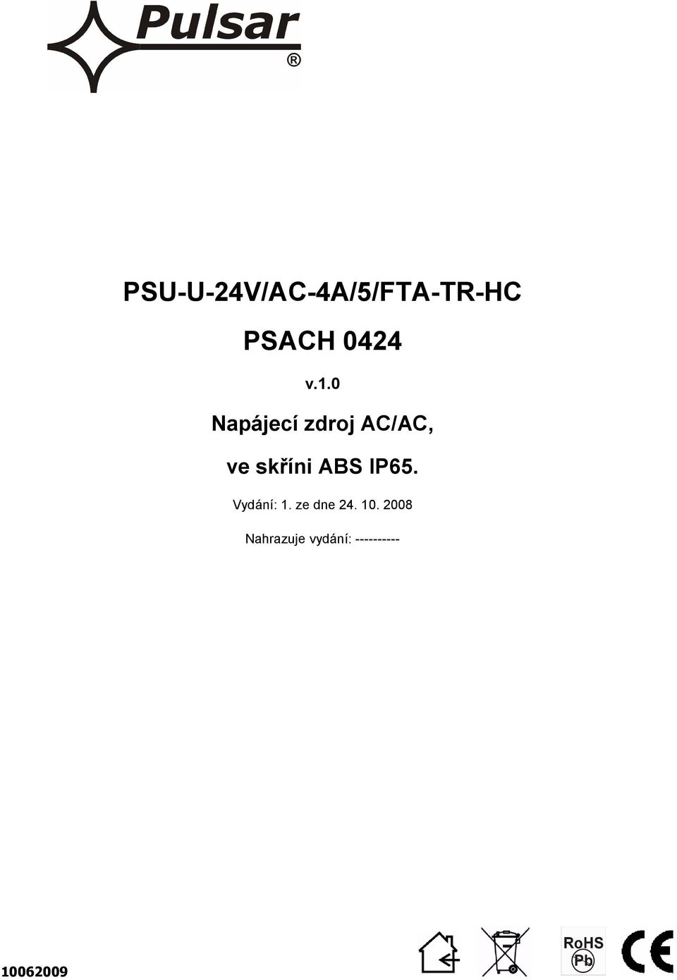 ABS IP65. Vydání: 1. ze dne 24. 10.