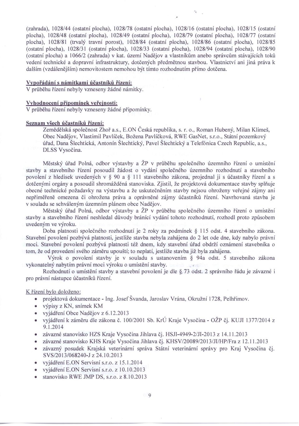 (ostatní plocha), 1028/90 (ostatní plocha) a 1066/2 (zahrada) v kat.