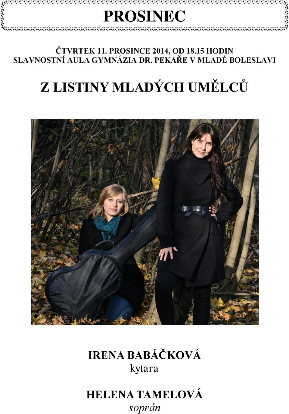 PEKAŘE V MLADÉ BOLESLAVI Z LISTINY MLADÝCH