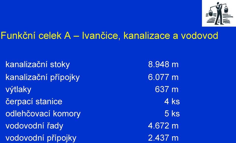 čerpací stanice odlehčovací komory vodovodní řady