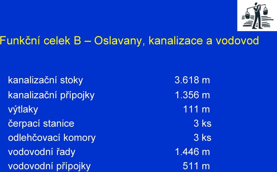 čerpací stanice odlehčovací komory vodovodní řady