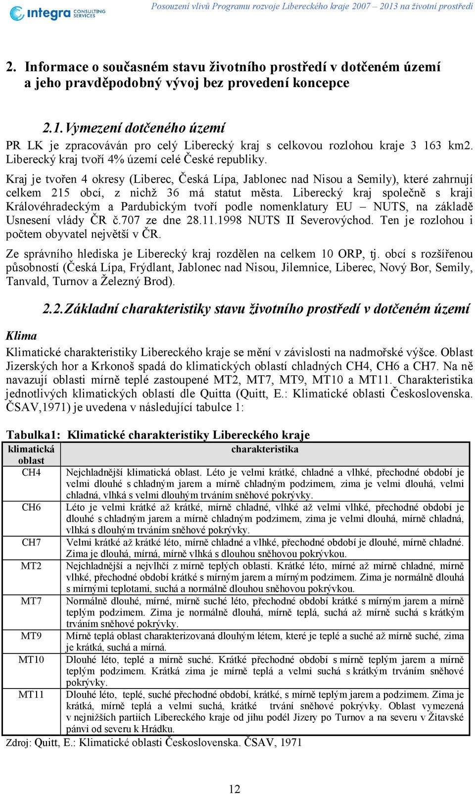 Kraj je tvořen 4 okresy (Liberec, Česká Lípa, Jablonec nad Nisou a Semily), které zahrnují celkem 215 obcí, z nichž 36 má statut města.