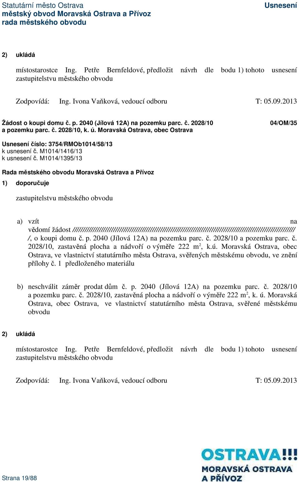 M1014/1416/13 k usnesení č.