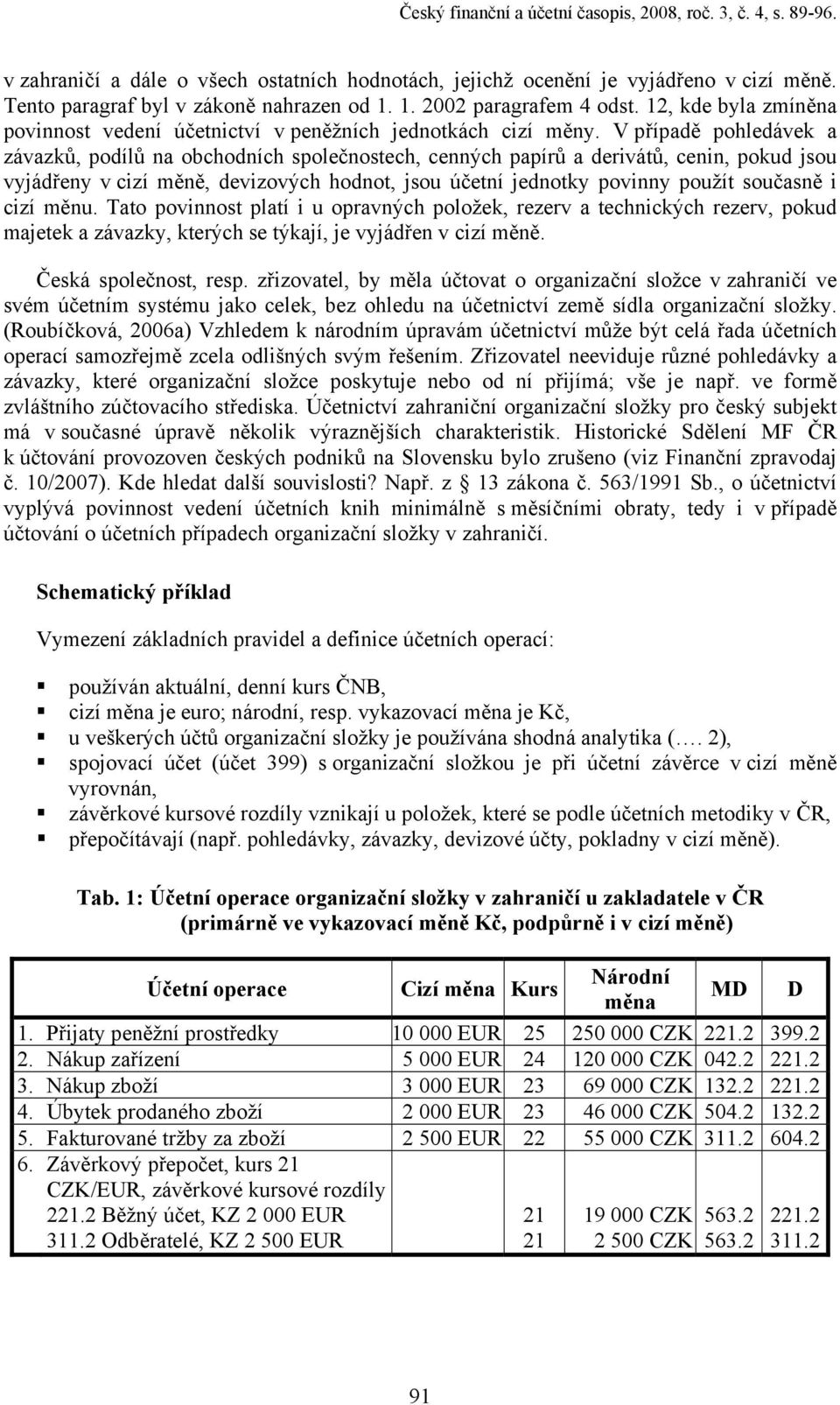 V případě pohledávek a závazků, podílů na obchodních společnostech, cenných papírů a derivátů, cenin, pokud jsou vyjádřeny v cizí měně, devizových hodnot, jsou účetní jednotky povinny použít současně
