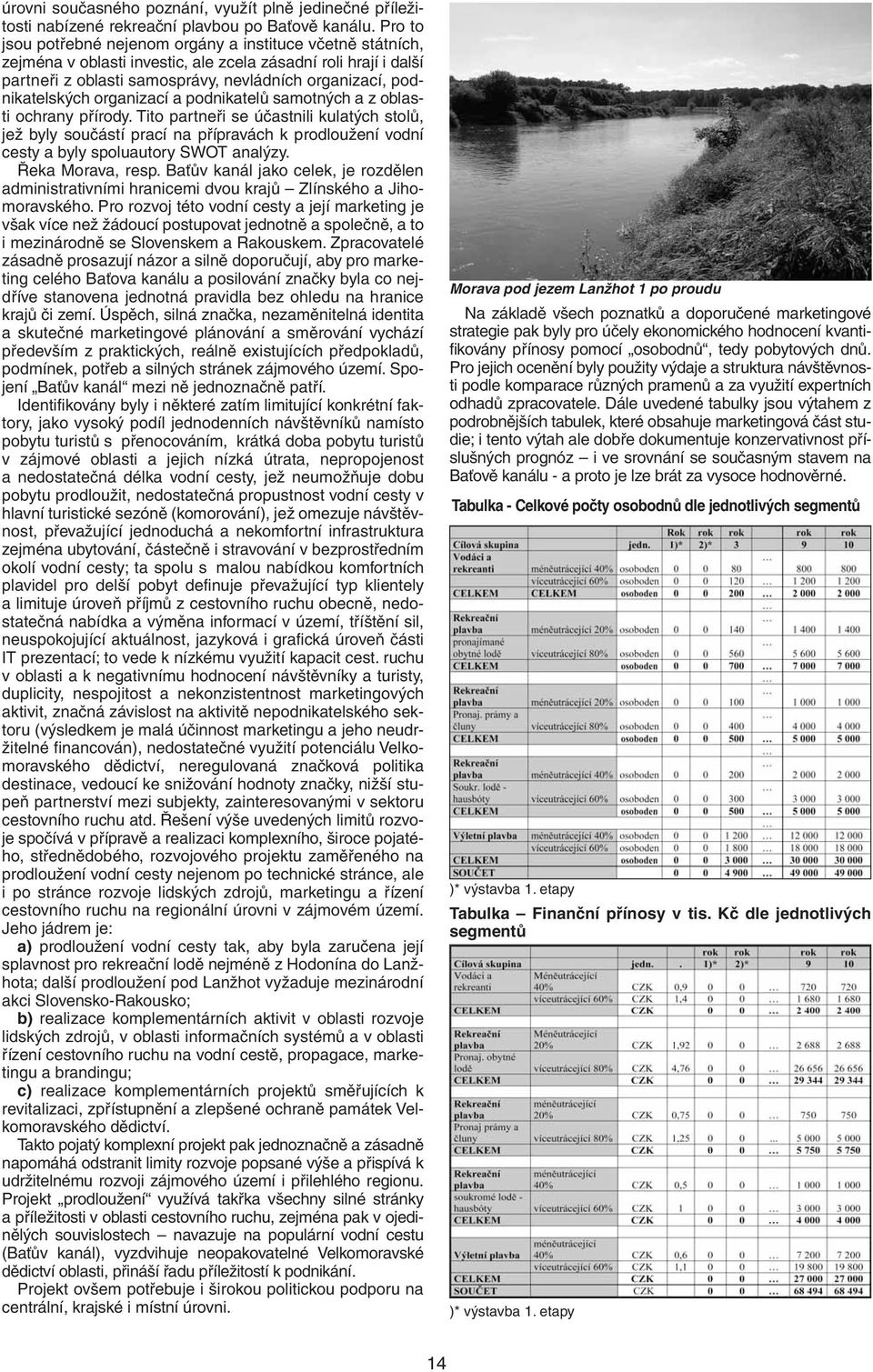 organizací a podnikatelů samotných a z oblasti ochrany přírody.