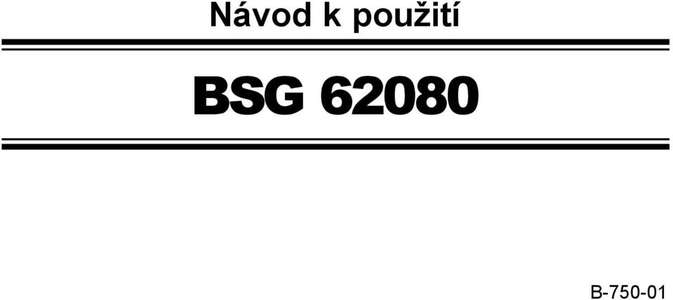 BSG 62080