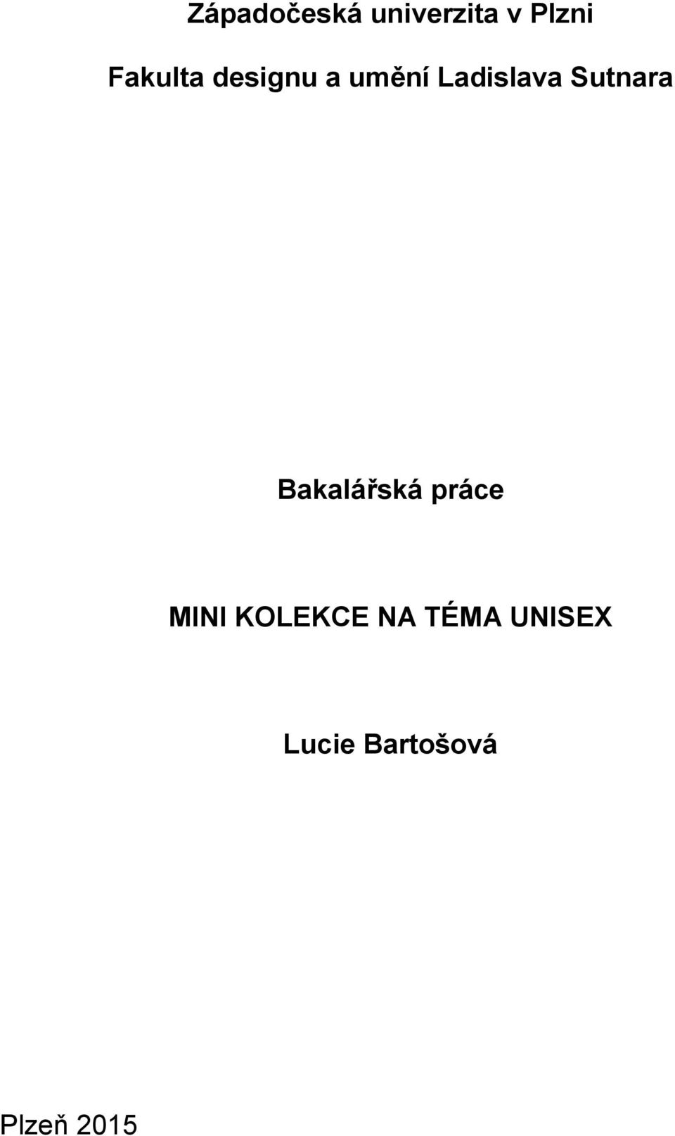 Sutnara Bakalářská práce MINI