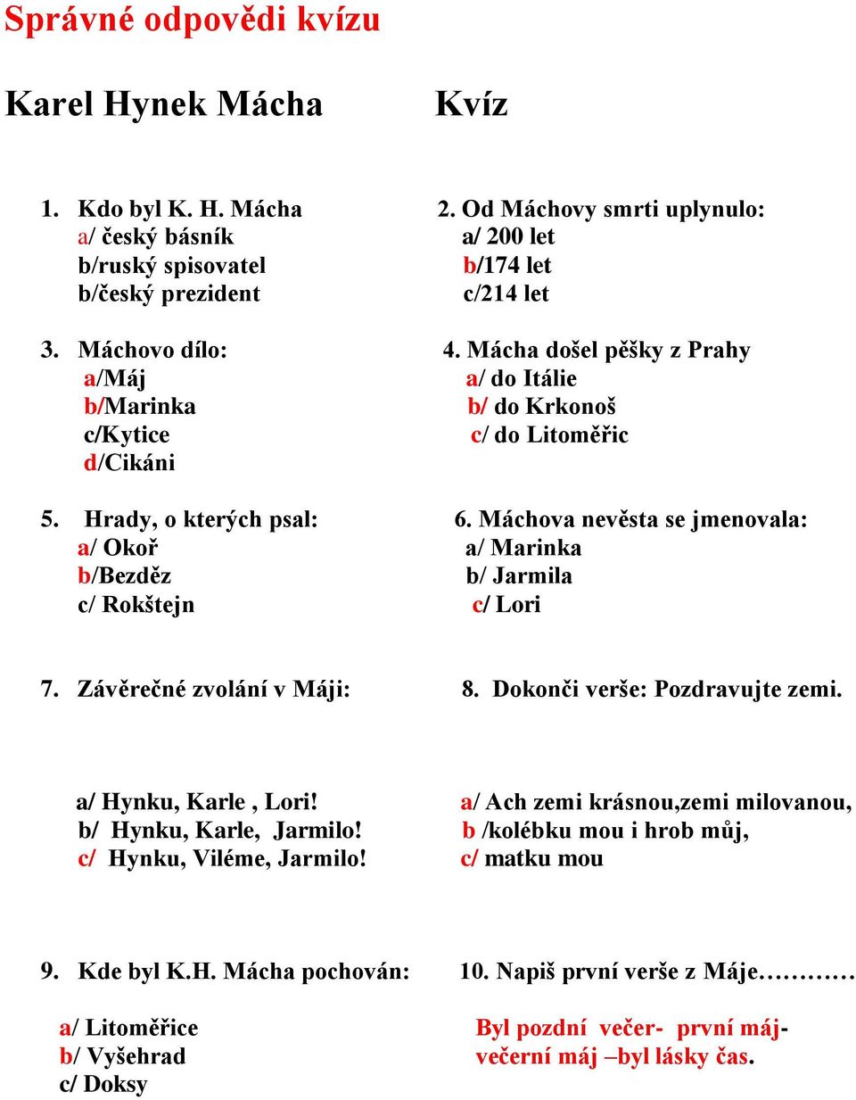 Karel Hynek Mácha 200 let od jeho narození - PDF Free Download