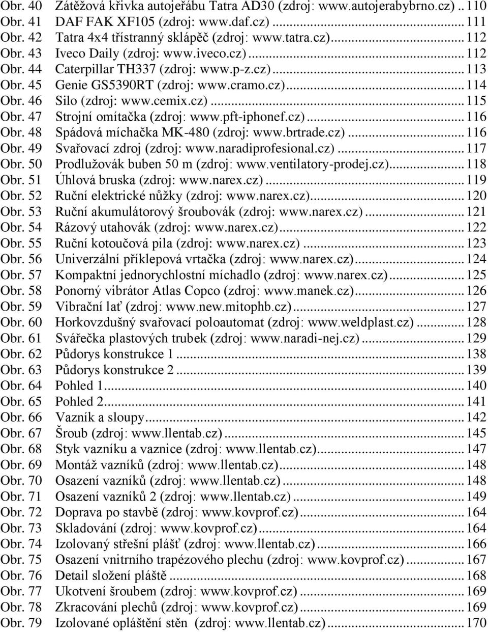 47 Strojní omítačka (zdroj: www.pft-iphonef.cz)... 116 Obr. 48 Spádová míchačka MK-480 (zdroj: www.brtrade.cz)... 116 Obr. 49 Svařovací zdroj (zdroj: www.naradiprofesional.cz)... 117 Obr.
