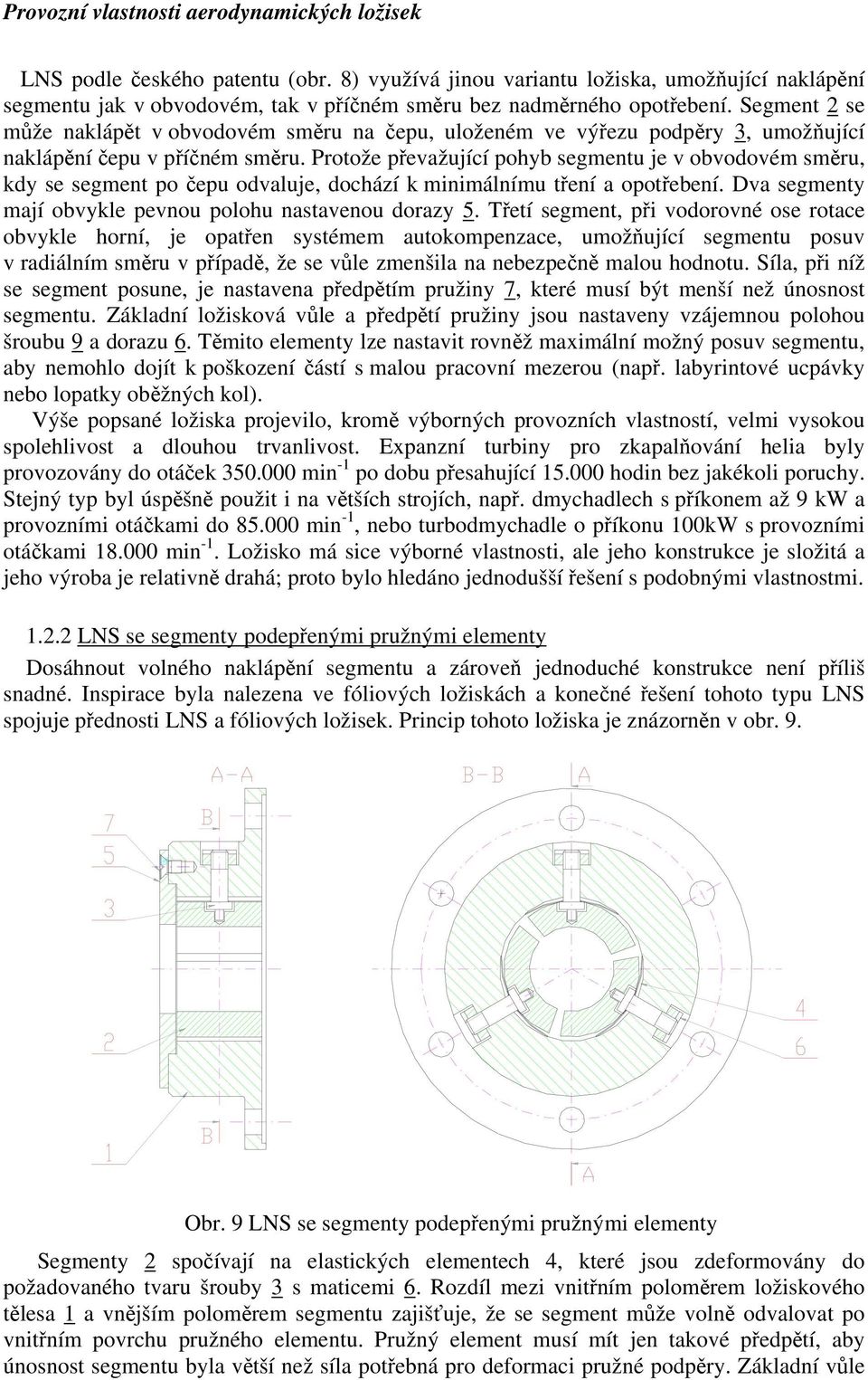 Provozní vlastnosti aerodynamických ložisek - PDF Stažení zdarma