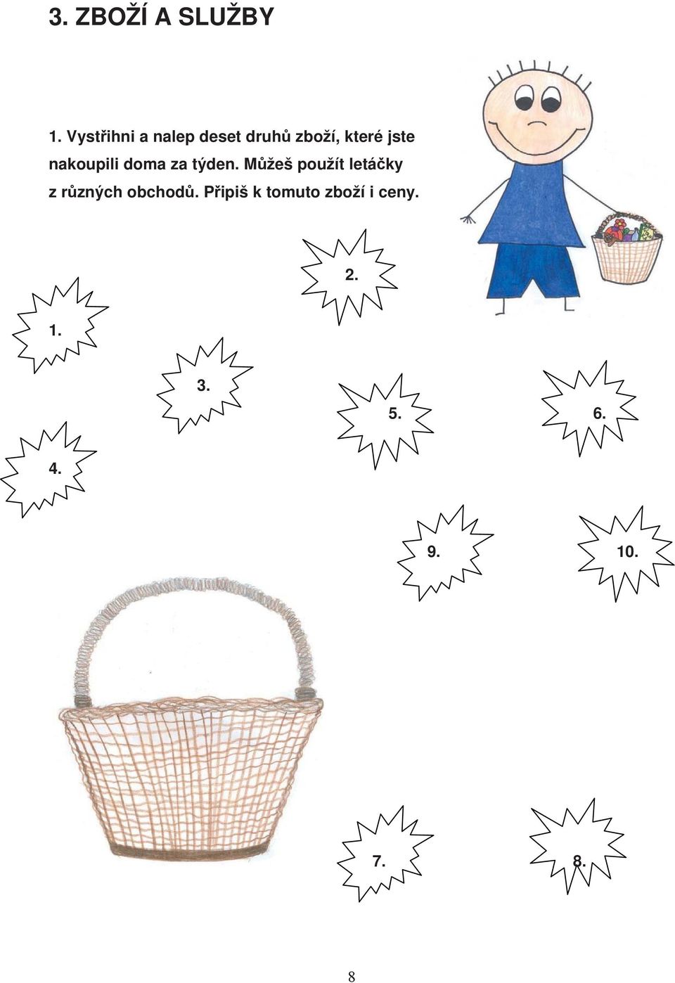 nakoupili doma za týden.