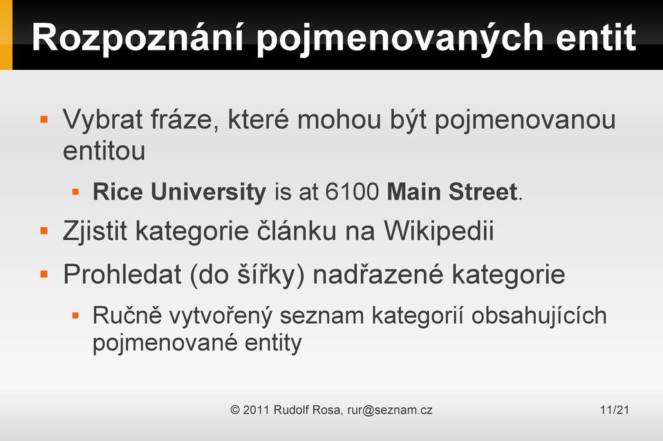 Zjistit kategorie článku na Wikipedii Prohledat (do šířky) nadřazené