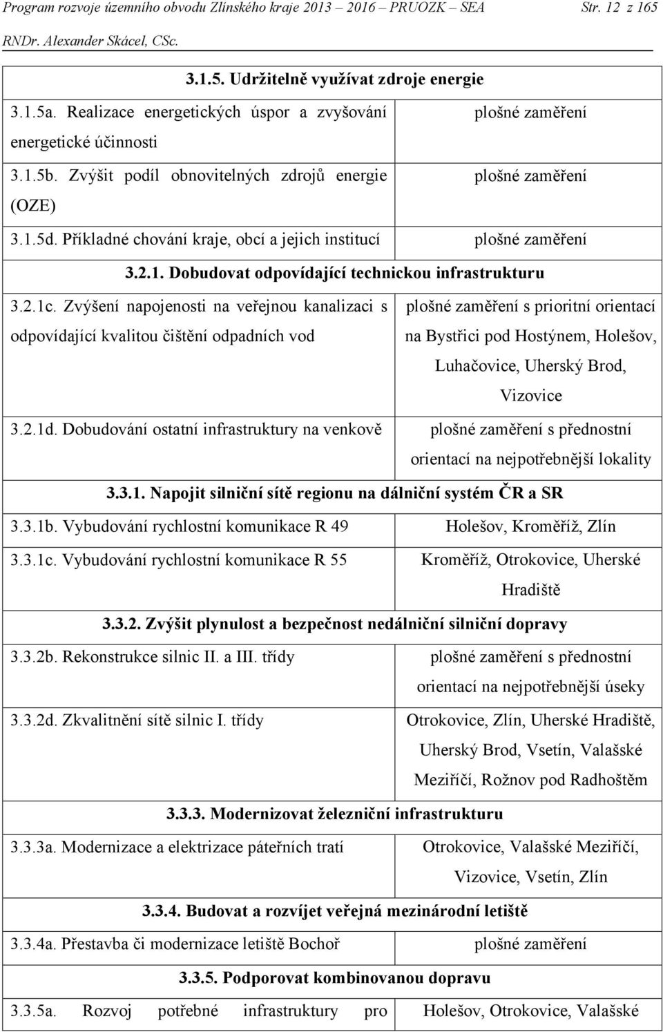 2.1c. Zvýšení napojenosti na veřejnou kanalizaci s odpovídající kvalitou čištění odpadních vod 3.2.1d.