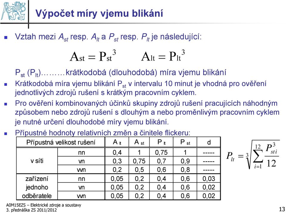 s krátkým pracovním cyklem.