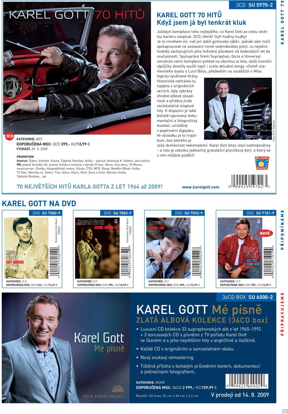 Star, Novinky cz, Sedm, Tina, Story, Glanc, Aha!, Žena a život, Rytmus života, Týdeník Rozhlas ad.