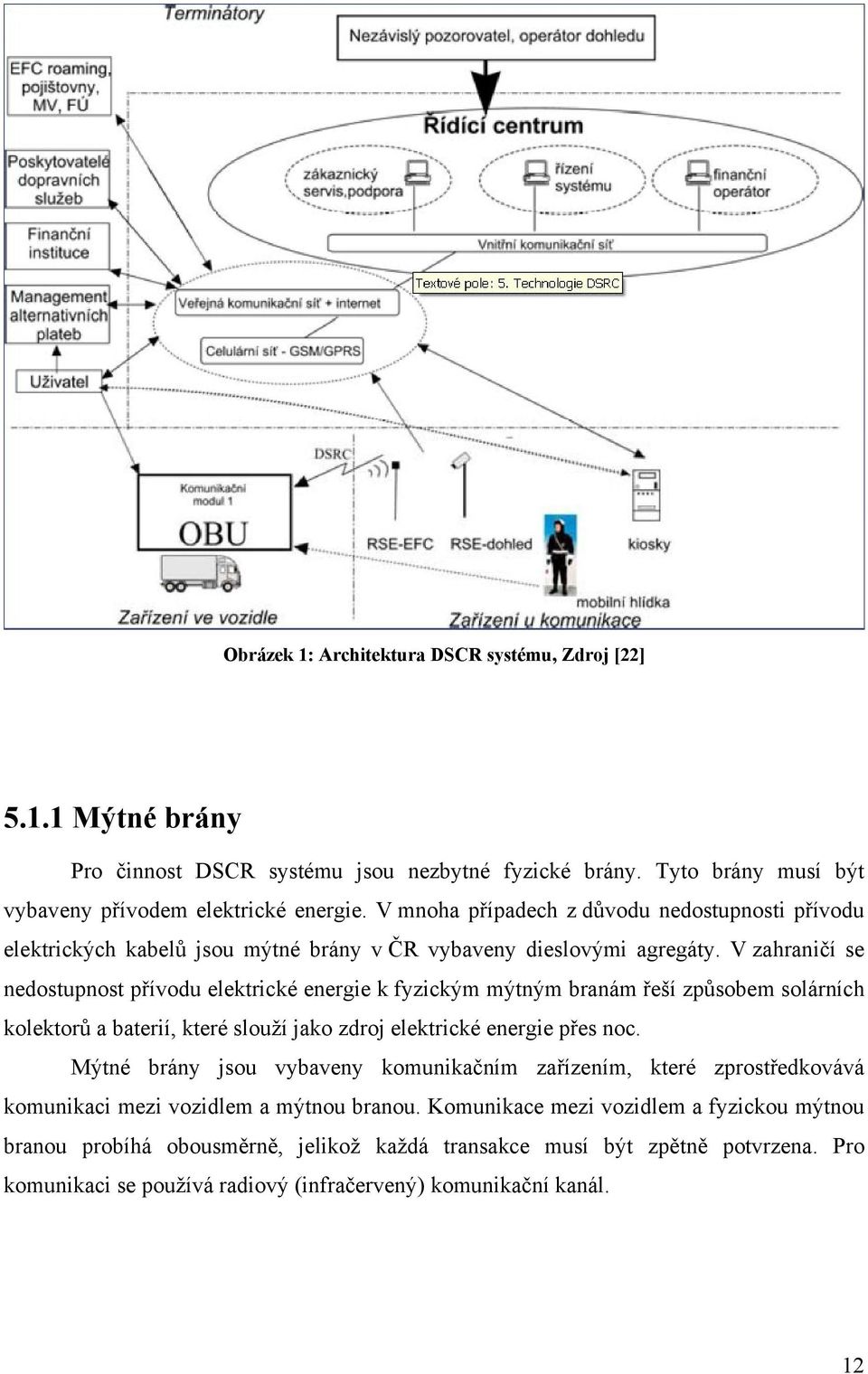 V zahraničí se nedostupnost přívodu elektrické energie k fyzickým mýtným branám řeší způsobem solárních kolektorů a baterií, které slouží jako zdroj elektrické energie přes noc.