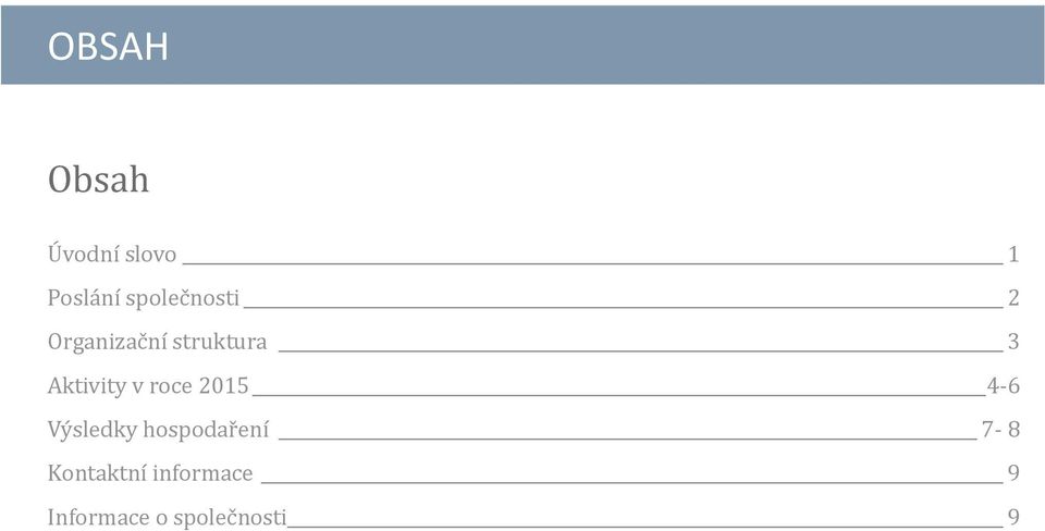 Aktivity v roce 2015 4-6 Výsledky