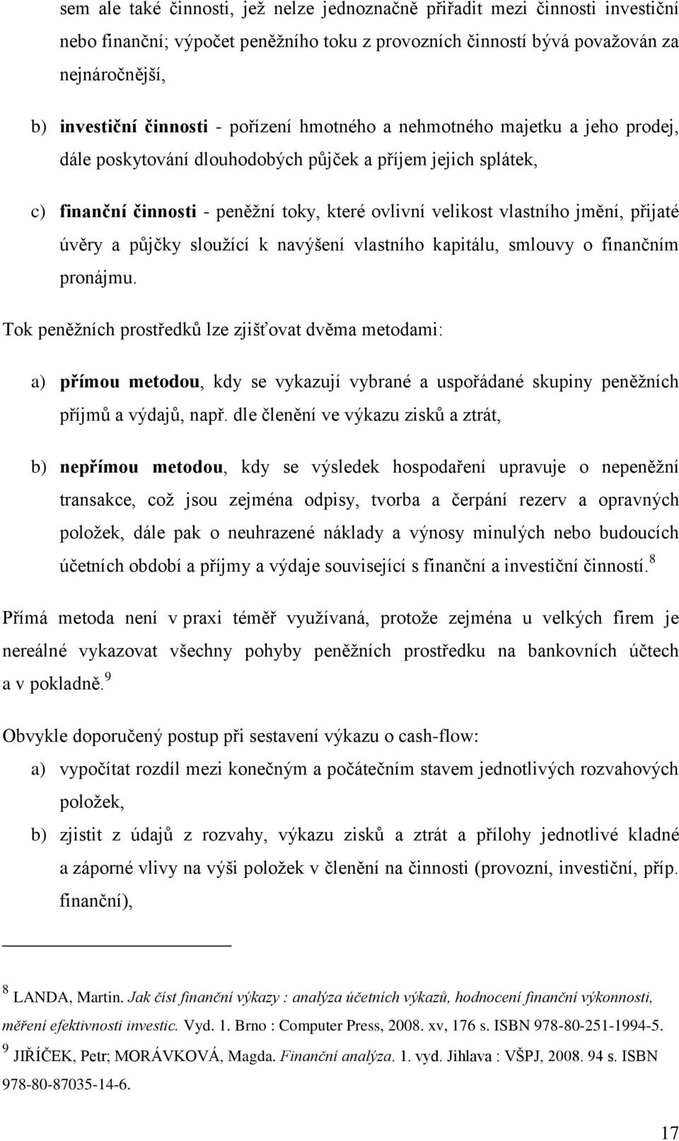 přijaté úvěry a půjčky sloužící k navýšení vlastního kapitálu, smlouvy o finančním pronájmu.