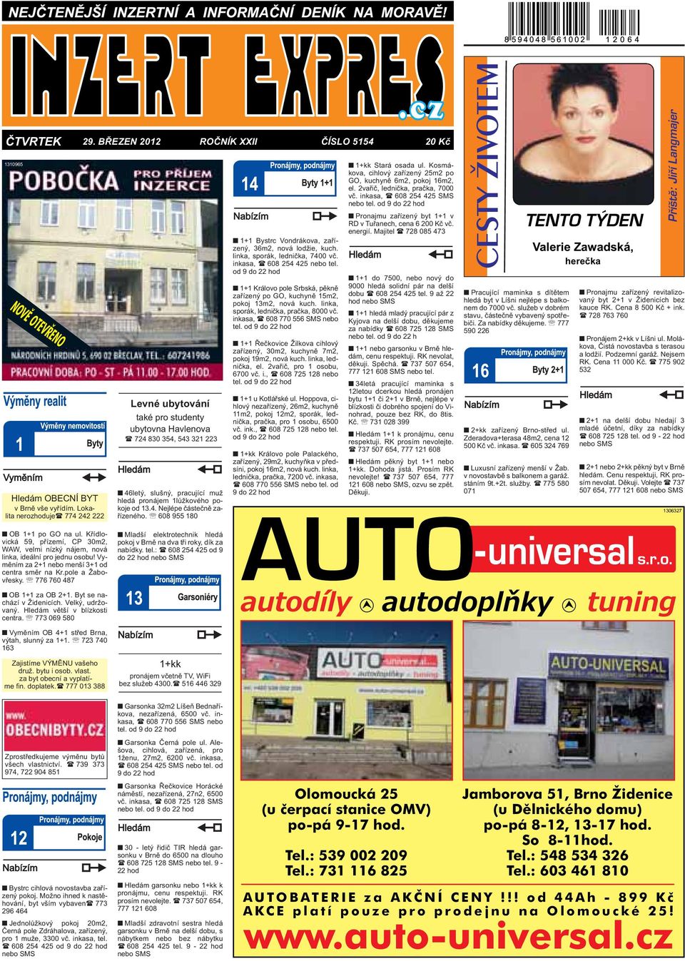 sporák, lednička, 7400 vč inkasa, ( 608 254 425 nebo tel od 9 do 22 hod 1+1 Královo pole Srbská, pěkně zařízený po GO, kuchyně 15m2, pokoj 13m2, nová kuch linka, sporák, lednička, pračka, 8000 vč