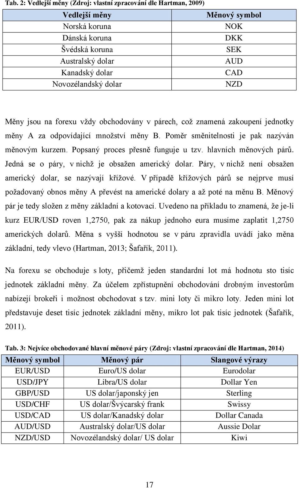 Popsaný proces přesně funguje u tzv. hlavních měnových párů. Jedná se o páry, v nichž je obsažen americký dolar. Páry, v nichž není obsažen americký dolar, se nazývají křížové.