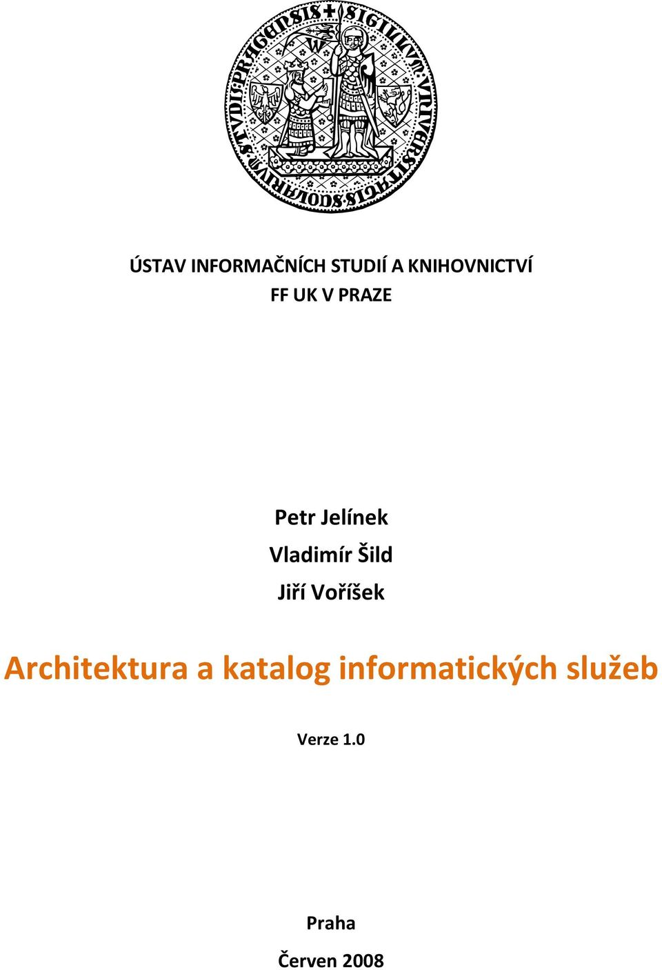 Jiří Voříšek Architektura a katalog