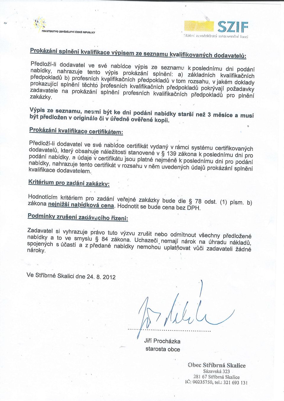 n n*gqoktad& pokrlvajf pozadavky zadavatele na prokazltni splndni profesnich zakilzky. tuiiirit"eni.