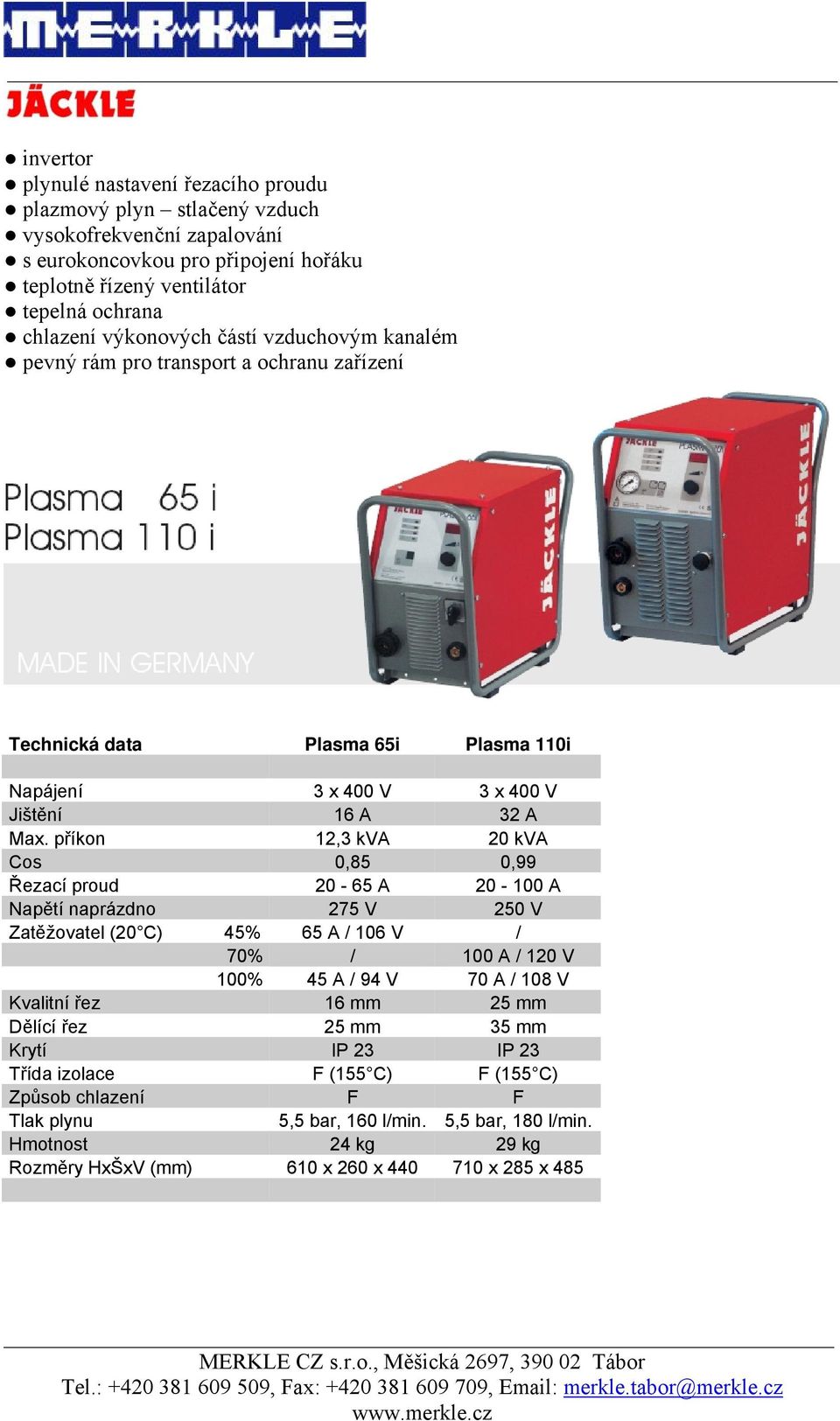 příkon 12,3 kva 20 kva Cos 0,85 0,99 Řezací proud 20-65 A 20-100 A Napětí naprázdno 275 V 250 V Zatěžovatel (20 C) 45% 65 A / 106 V / 70% / 100 A / 120 V 100% 45 A /